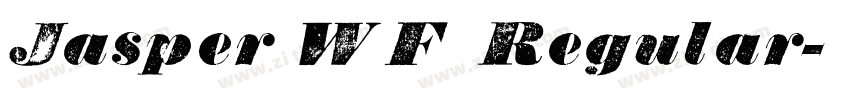 Jasper WF Regular字体转换